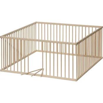 Dětská ohrádka Dětská dřevěná ohrádka Scarlett LUNA - přírodní, 150 x 150 x 70 cm ROZBALENO