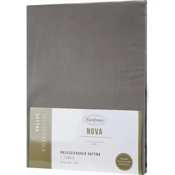 Prostěradlo Prostěradlo s gumou Eurofirany satén 220 x 200 cm