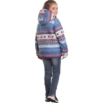 Dívčí bunda Dětská oboustranná bunda Alpine Pro MICHRO - fialová / 152/158