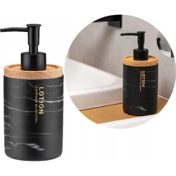 Dávkovač mýdla Galicja Stolní ruční dávkovač mýdla 250 ml Černý