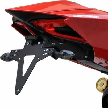 Držák SPZ HSM Držák SPZ DUCATI Panigale 899/ 959/1199, 1299,R/S -18, nastavitelný, s držákem odrazky