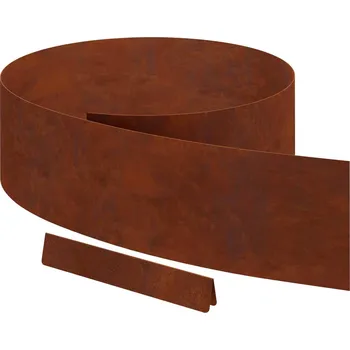 Plotovka vidaXL Okraj trávníku Rezavá 450 x 0,05 x 15 cm [868032]