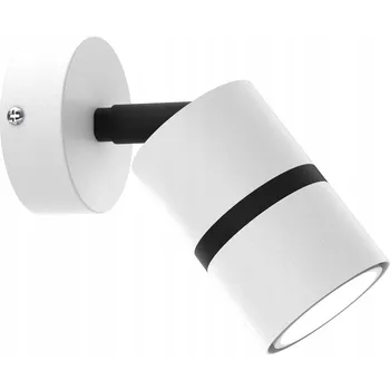 Nástěnné svítidlo +. Dětská nástěnná lampa LED s nastavitelným směrem světla, patice Gu10, černo-bílá