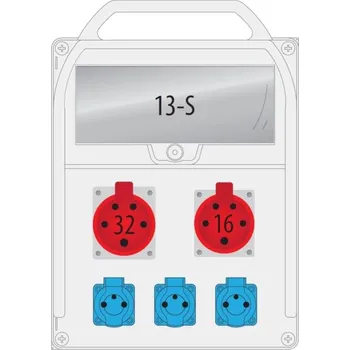 Rozvaděč Rozvaděč Pawbol 400 V IP44 63 A