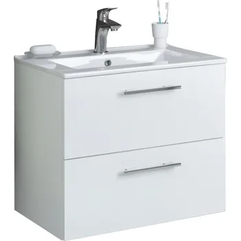 Koupelnový nábytek Skříňka s umyvadlem Deftrans Pinia 45,6x60x50 cm, bílá
