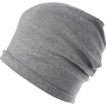 Čepice Bavlněná čepice dámská - 2 šedá