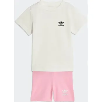 Dětská bavlněná souprava adidas Originals KE2352 bílá 00X, vel. 80