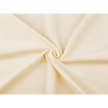 Minky hladké / plyš baby elastický - 2 krémová světlá