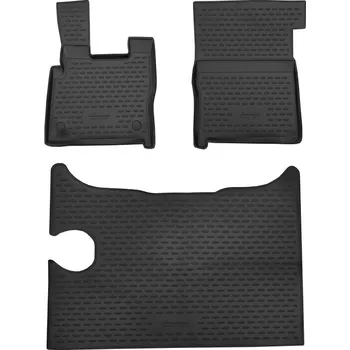 Autodoplněk Gumové autokoberce DAF XF 2014- (přední + střední tunel)