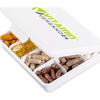 Dávkovač léků Vit4ever XL zásobník na kapsle s 10 přihrádkami