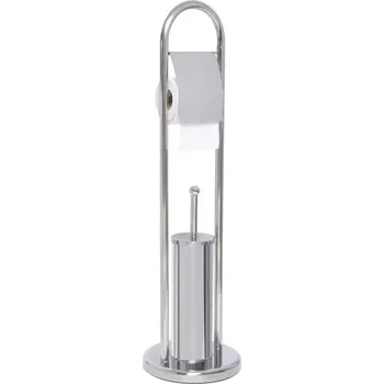 Stojan na toaletní papír a WC kartáč Batu 1, chromový