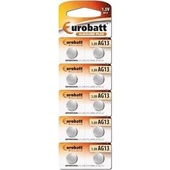 Článková baterie Baterie EUROBATT LR44 (AG13,357A,LR1154,GP357) alkalická