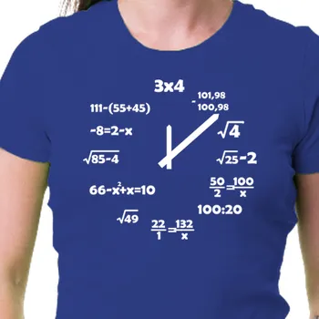 Dámské tričko Tričko Učitelé | Tričko Hodiny matematikářky