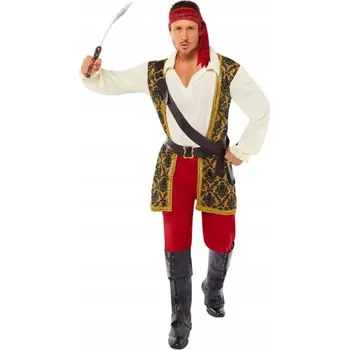 Karnevalový kostým KOSTÝM PÁNSKÝ PIRÁT KORSÁR MOŘSKÝ VLK PŘEVLEK KARNEVAL L