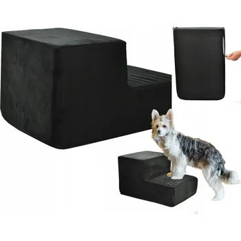 Schody a rampa pro psa Schůdky pro psa Amibelle 2 stupně, 30 cm, nosnost 15 kg