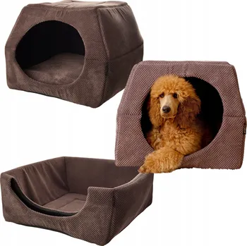 Pelíšek pro psa Pelíšek pro psy Amibelle černý 55 cm x 55 cm