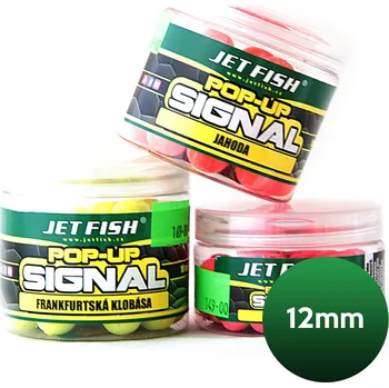 Boilies JET FISH - POP UP Boilie signal 12mm - jahoda