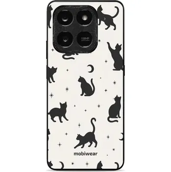 Lesklý kryt Mobiwear Glossy - Honor X7d / Honor 400 Smart- G162G Noční kočičky (Prémiové lesklé pouzdro, obal, kryt Mobiwear Glossy na mobil Honor X7d / Honor 400 Smart- G162G Noční kočičky, materiál Plast + TPU silikon - krytí po všech stranách,)