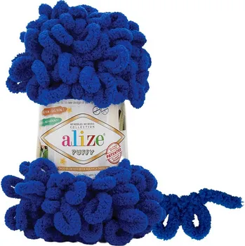 Galanterie Alize příze Puffy 984 výrazná modrá