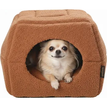 Pelíšek pro psa Pro psa kočku Pelíšek malý domeček, 38x38cm, Potah