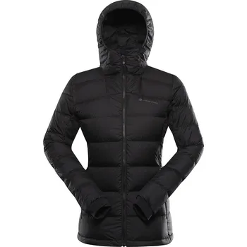 ALPINE PRO Dámská zimní péřová bunda s dwr ROGITA ČERNÁ