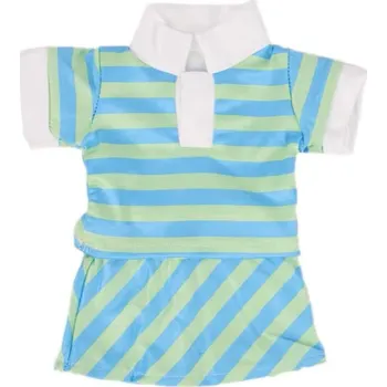 Doplněk pro panenku Oblečení pro panenky Baby Born či American Girl (letní/ zimní) Varianta: n467 proužkované šaty