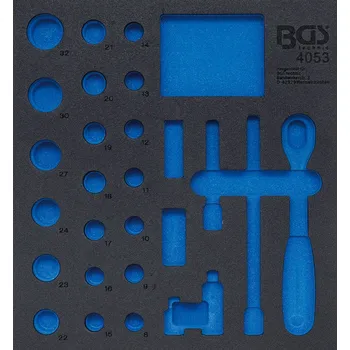 Vložka do dílenského vozíku 2/3, prázdná, pro 4053 - BGS 4053-1