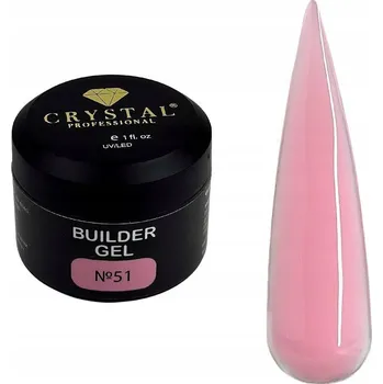 Lak na nehty Stavební gel #51 30ml CRYSTAL PROFESSIONAL stavební gel
