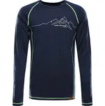 Pánské merino triko ALPINE PRO MEREN moonlit ocean - XXL
