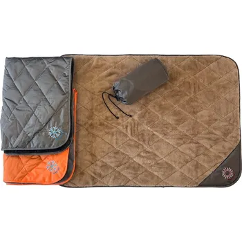 Pelíšek pro psa CESTOVNÍ DEKA SAMOS, 65 x 100 cm, ŠEDÁ