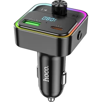 FM transmitter Hoco E81 / bluetooth FM transmitter / USB-C PD / USB-A / QC 3.0 / 30W