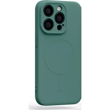 Pouzdro na mobilní telefon Pouzdro MagSafe Silicone Case pro Apple iPhone 13 PRO (6,1") zelené