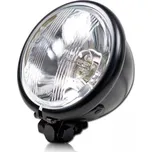 HSM Přední hlavní světlo na motorku Bates Style, 114 mm (4-1/2''), černé