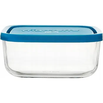 Dóza na potraviny Nádoba na potraviny Bormioli Rocco Frigoverre Basic 750 ml Čtvercová