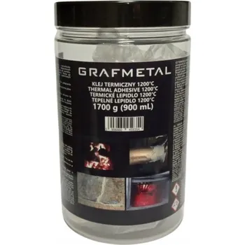 Průmyslové lepidlo Žáruvzdorné lepidlo 1200°C 1700g pro pece, tlumiče, krby, výfukové potrubí