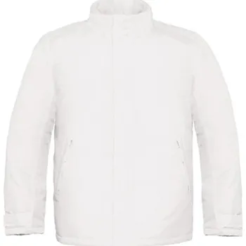 Pánská casual bunda B&C Pánská bunda JM970 White 3XL