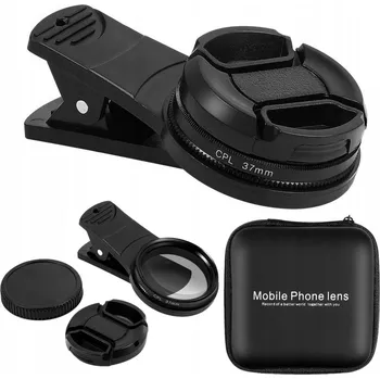 Kulatý polarizační filtr Objektiv fotoaparátu CPL Filtr polaryzacyjny 37 mm