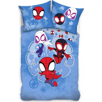 Povlečení Sada povlečení Carbotex Spider-Man 140 x 200 cm modrá