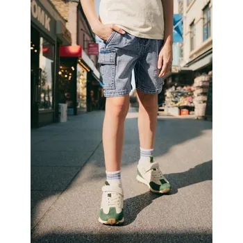 Chlapecké džíny Sinsay - Džínové kraťasy - modrá - 968DW-55J - 968DW-55J-98