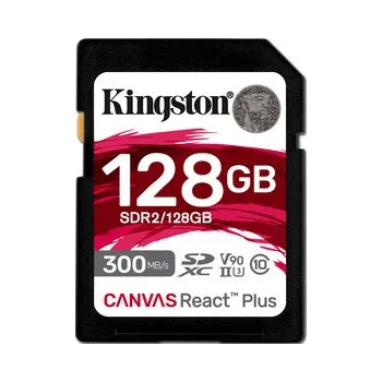 Paměťová karta MicroSDXC SDR2/128GB UHS-II V90 KINGSTON + ECO Taška z recyklované bavlny v hodnotě 119,-
