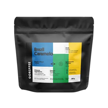 Goriffee Brazílie Caramelo natural zrnková káva 250 g
