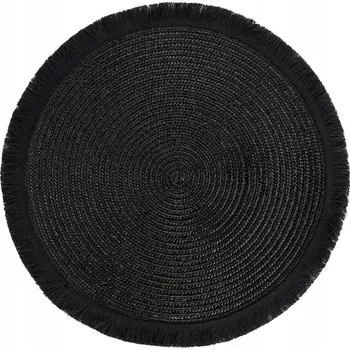 prostírání Prostírání na stůl kulaté 38 cm Hawai černé