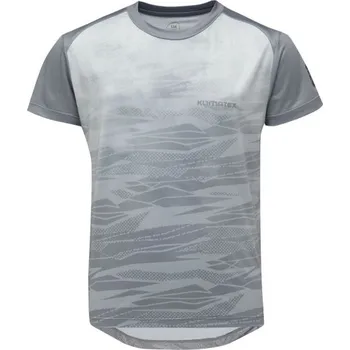 Chlapecké tričko Klimatex NATHAN Dětské MTB triko s krátkým rukávem, šedá, 122