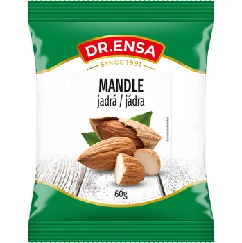 DrEnsa Mandle NATURAL 60g (Kartonové balení : 30 ks)