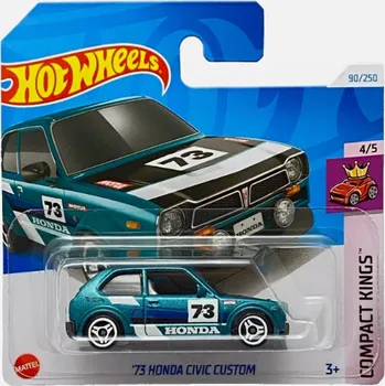auto na autodráhu Hot Wheels 73 Honda Civic Custom zelená