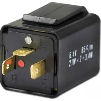 Osvětlení pro motocykl HSM Relé blinkru na motorku, 3 piny, 6V, 10-21W x 2 + 3,4W