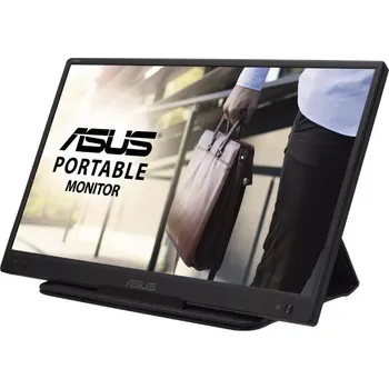 Monitor ASUS LCD 15.6" ZenScreen MB166C BK/5MS/EU 15.6 1920x1080 USB-C 250cd 5ms 0.79kg 11.8mm