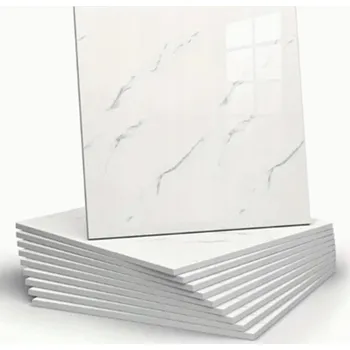 Obklad Dekorativní obklad samolepicí PVC hladký bílý lesk 30x30 cm 10 ks