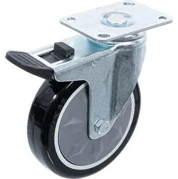 Otočné kolečko | s&nbsp;montážní deskou a brzdou | pro BGS 4235, 6070 - BGS 4235-2