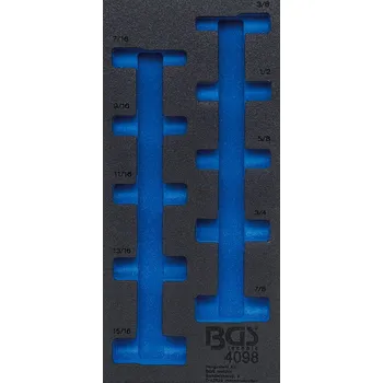 Vložka do dílenského vozíku 1/3, prázdná, pro 4098 - BGS 4098-1